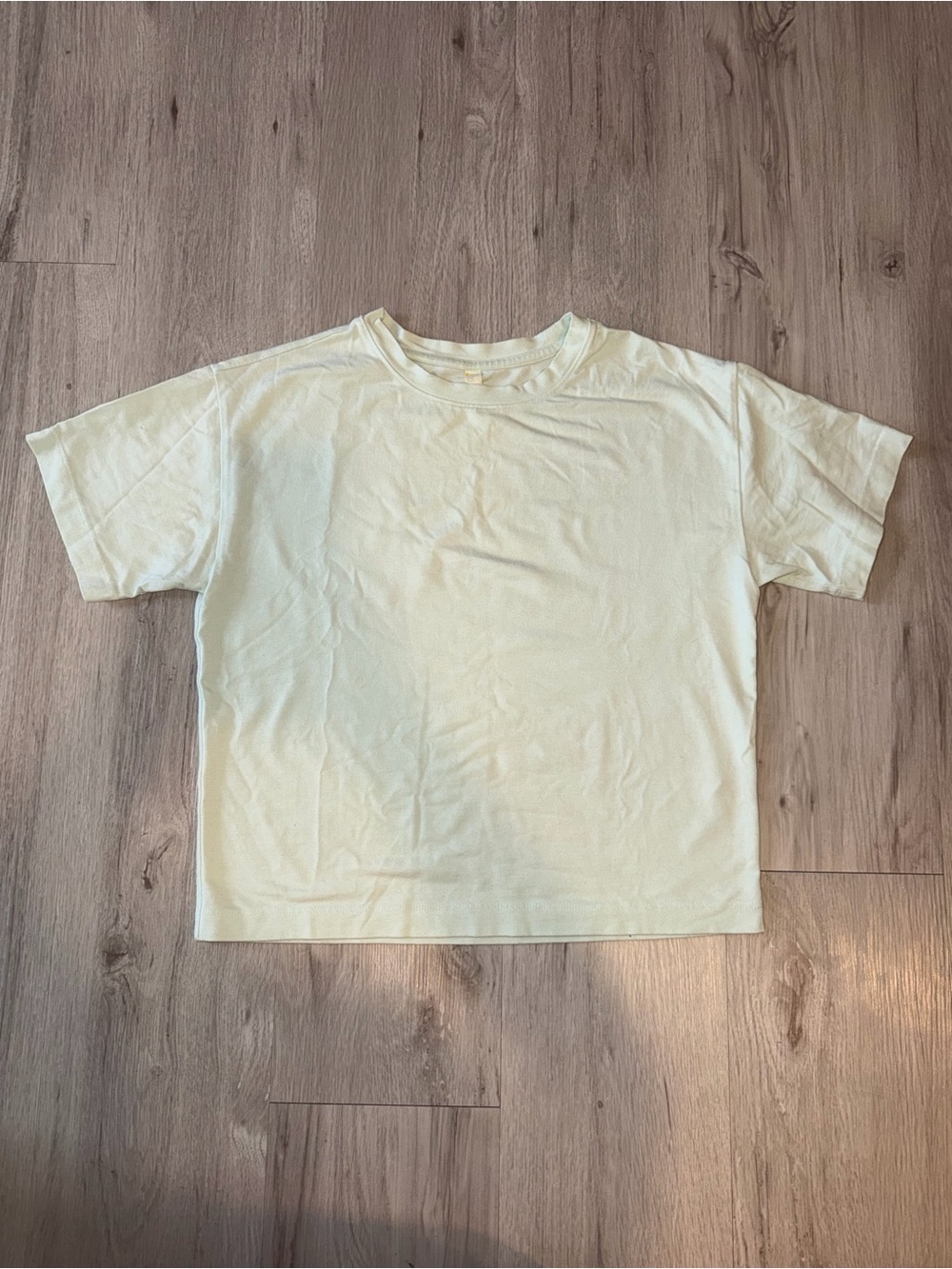 Zella Light Green Short Sleeve Crewneck Tee